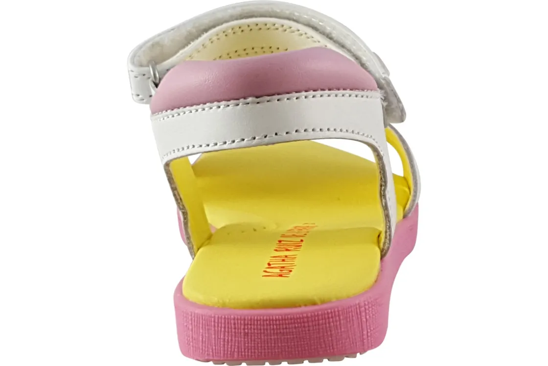 Agatha Velcro | Girls Sandals<Aitana Sdl 222936 Girls Leather Sandals