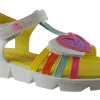 Agatha Velcro | Girls Sandals<Smile Heart SDL 232956B Girls Sandals