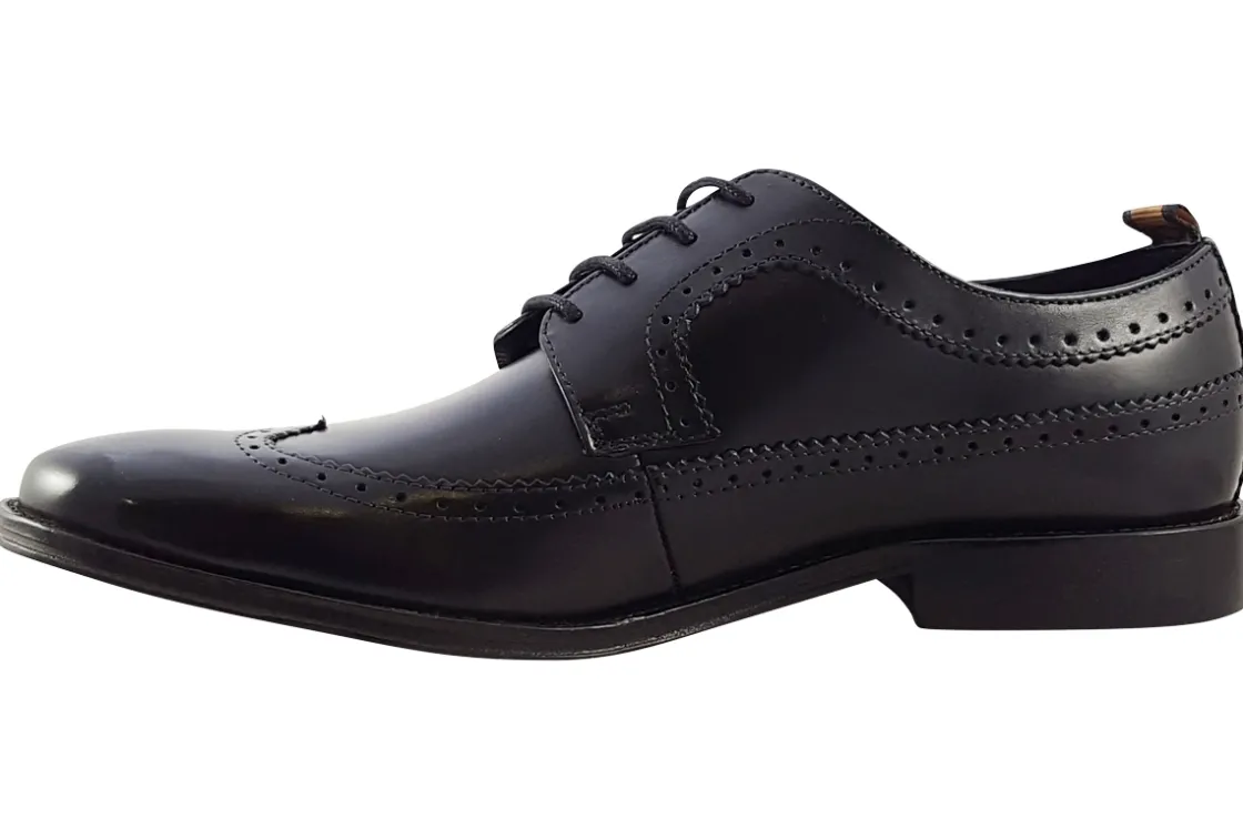 BOY Base London Mens Shoes | Senior Boys<Havisham Mens Leather Brogue Shoes