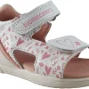 Biomecanics Velcro | Podiatrist Approved<Harper 242143B Girls Leather Sandals