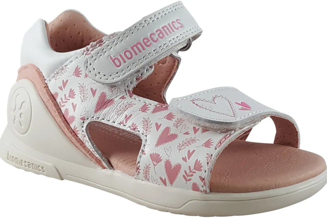 Biomecanics Velcro | Podiatrist Approved<Harper 242143B Girls Leather Sandals