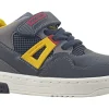 BOY Biomecanics Velcro | Podiatrist Approved<Ichabod 241234B Boys Fashion Trainers Leather Grey