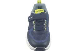 BOY Biomecanics Velcro | Podiatrist Approved<Ignatius 241271A Boys Navy Lime Sports Trainers