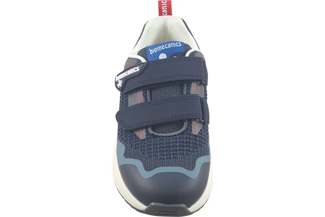 BOY Biomecanics Velcro | Podiatrist Approved<Immanuel 241261A Boys Navy Royal Sports Trainers