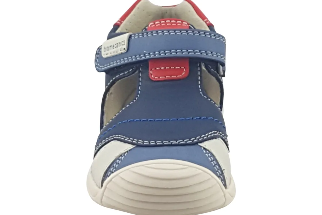BOY Biomecanics Velcro | Boys First Shoes<Jackson 252126 Boys Leather First Shoes