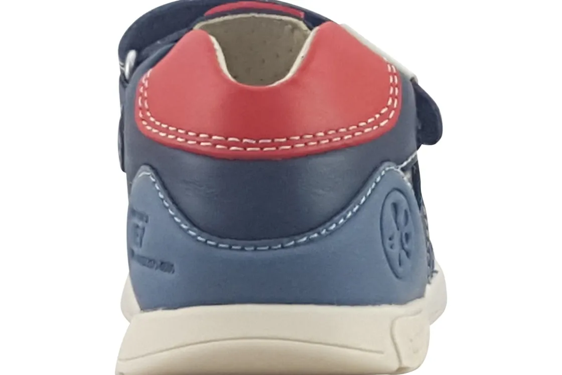 BOY Biomecanics Velcro | Boys First Shoes<Jackson 252126 Boys Leather First Shoes