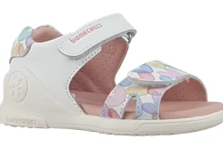 Biomecanics Velcro | Podiatrist Approved<Jade 252141 Girls Leather Sandals White