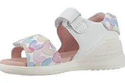 Biomecanics Velcro | Podiatrist Approved<Jade 252141 Girls Leather Sandals White