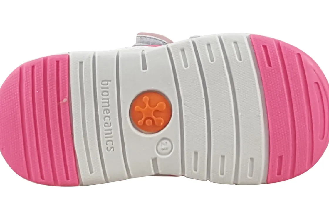 Biomecanics Podiatrist Approved | Girls First Shoes<Jenny 252133 Girls First Shoes White Pink
