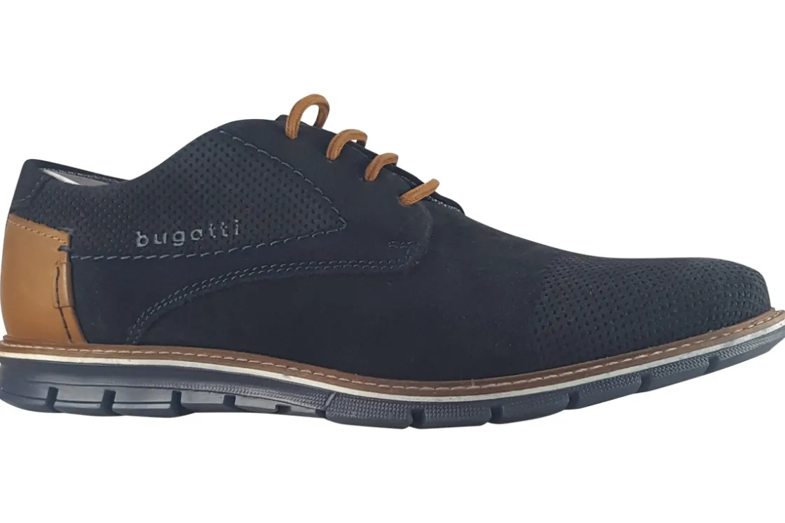 Bugatti Plain Toe | Mens Shoes<Simone 3319711K Mens Suede Shoes
