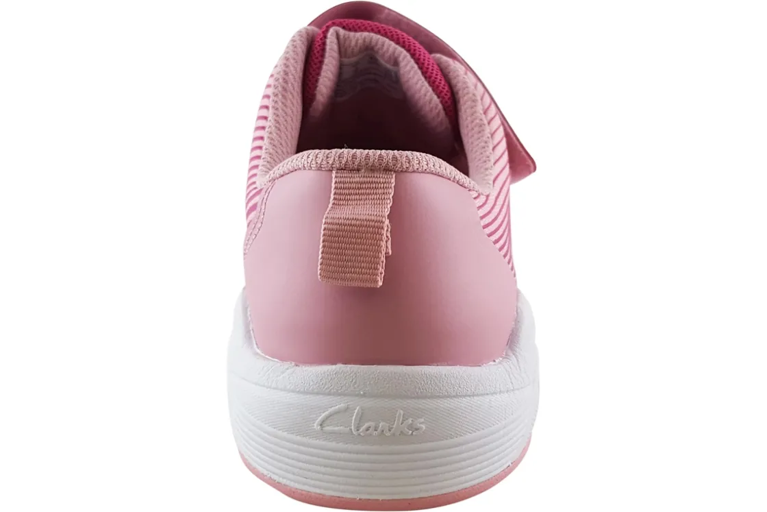Clarks Velcro | Girls Trainers<Aeon Pace O. Girls Sports Trainers