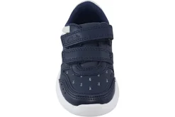 BOY Clarks Velcro | Boys Trainers<Ath Scale T Navy Boys Leather Trainers