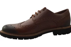 Clarks Brogues | Mens Shoes<Batcombe Wing Dark Tan Mens Leather Shoes