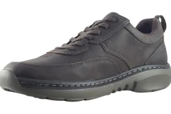 Clarks Apron Toe | Mens Shoes<Pro Lace Dark Brown Tumble Mens Leather Shoes