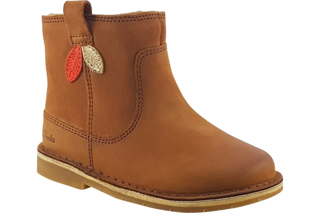 Clarks Zip | Girls Boots<Comet Style T Girls Leather Boots