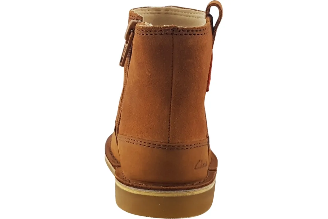 Clarks Zip | Girls Boots<Comet Style T Girls Leather Boots