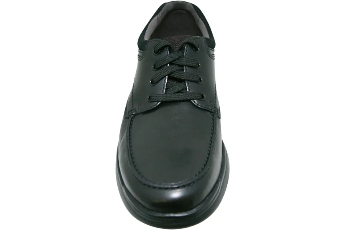 BOY Clarks Mens Shoes | Senior Boys<Cotrell Edge Black Mens Leather Shoes
