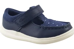 Clarks Velcro | Girls First Shoes<Crest Moc T. Girls Leather First Shoes