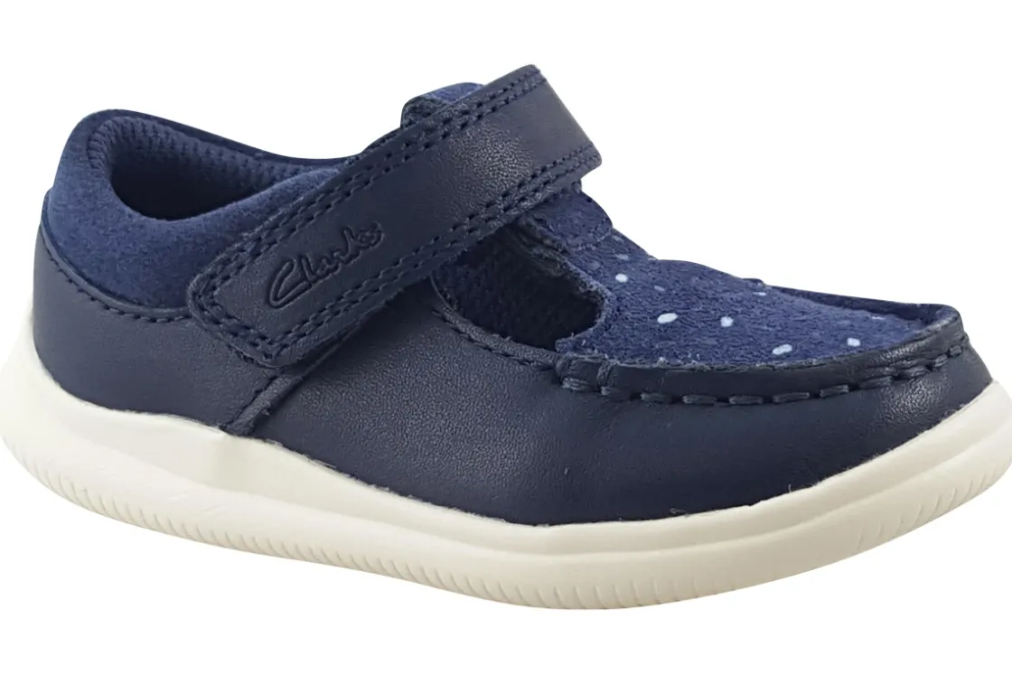 Clarks Velcro | Girls First Shoes<Crest Moc T. Girls Leather First Shoes