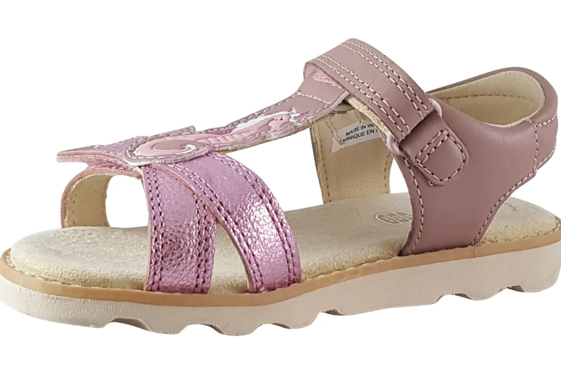 Clarks Girls Sandals<Crown Brill K. (F Fit) Girls Sandals