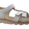 Clarks Velcro | Girls Sandals<Crown Flower K (F Fit) Girls Sandals