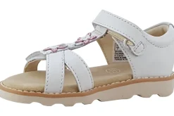 Clarks Velcro | Girls Sandals<Crown Flower T Girls Leather Sandals