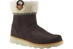 Clarks Zip | Warm Lined<Crown Loop K Girls Suede Leather Boots