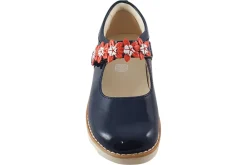 Clarks Velcro | Girls Shoes<Crown Petal K Girls Leather Patent Shoes