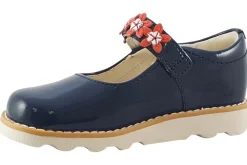 Clarks Velcro | Girls First Shoes<Crown Petal T Girls Leather Patent First Shoes