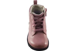 Clarks Zip | Girls Boots<Dabi Lace T. Dusty Pink Girls Leather Patent Boots