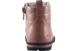 Clarks Zip | Girls Boots<Dabi Lace T. Dusty Pink Girls Leather Patent Boots