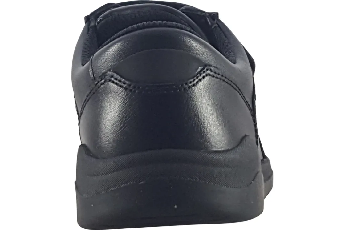 BOY Clarks Junior Boys | Senior Boys<Daze Step 2 Y Black Boys Leather School Shoes