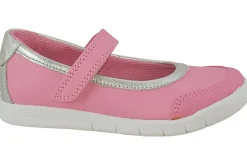 Clarks Velcro | Girls Shoes<Emery Halo T Pink Girls Leather Shoes