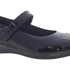 Clarks Velcro | Junior Girls<Etch Beam K Black Girls Leather Patent School Shoes