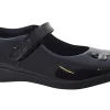 Clarks Junior Girls | Girls Shoes<Etch Mist O. Black Girls Leather Patent School Shoes