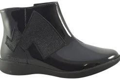 Clarks Zip | Girls Boots<Etch Trail K. Girls Leather Patent Boots