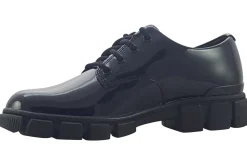 Clarks Junior Girls | Laced<Evyn Lace K. Black (F Fit) Girls Leather Patent School Shoes