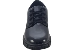Clarks Junior Girls | Laced<Evyn Lace K. Black (F Fit) Girls Leather Patent School Shoes