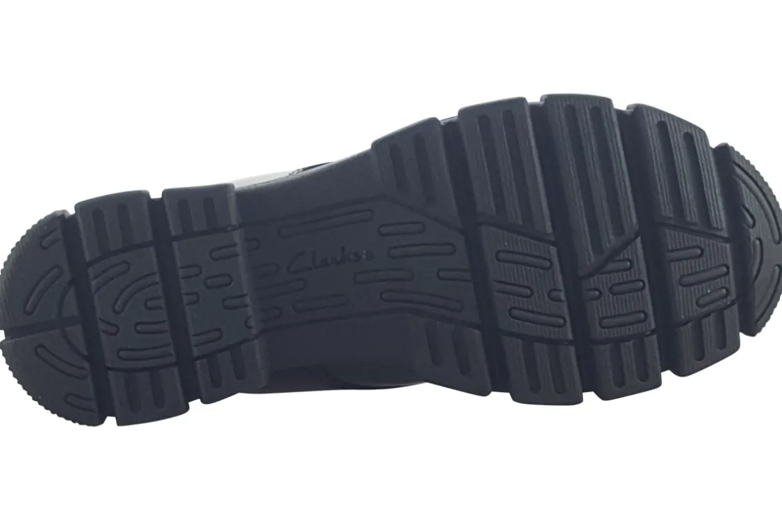 Clarks Junior Girls | Laced<Evyn Lace K. Black (F Fit) Girls Leather Patent School Shoes