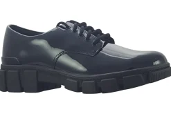 Clarks Junior Girls | Senior Girls<Evyn Lace Y. Girls Black Leather Patent School Shoes