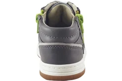 BOY Clarks Zip | Boys Boots<Fawn Peak T Grey Combi (G Fit) Boys Leather Boots