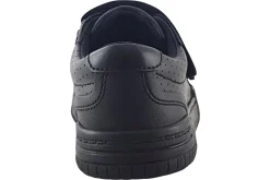 BOY Clarks Junior Boys | Velcro<Fawn Strap K Black Boys Leather School Shoes
