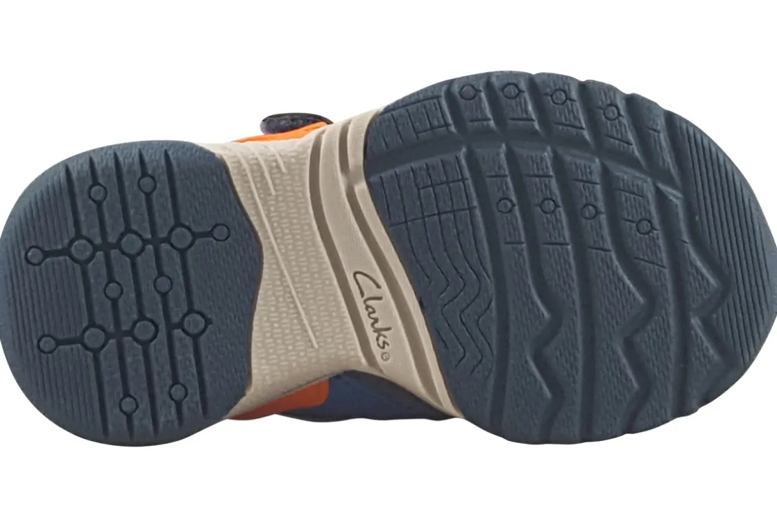 BOY Clarks Velcro | Boys Trainers<FeatherPace T Boys Trainers Grey