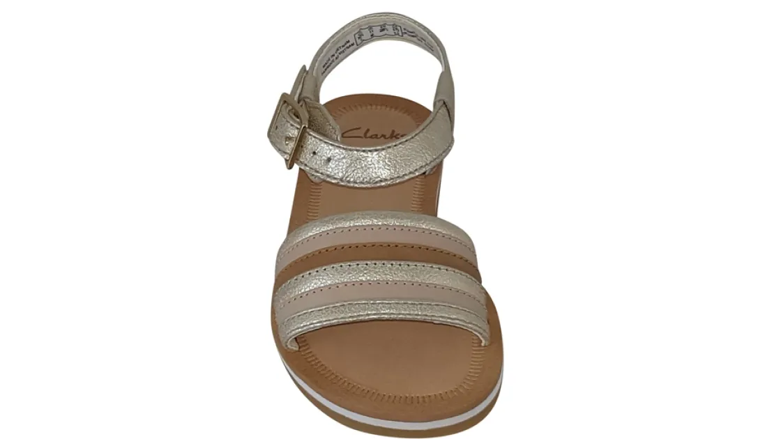 Clarks Buckle | Girls Sandals<Finch Stride K Girls Leather Sandals