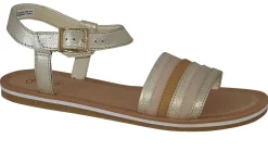 Clarks Buckle | Girls Sandals<Finch Stride Y (F Fit) Girls Leather Sandals