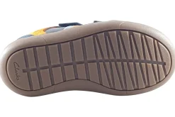 BOY Clarks Velcro | Podiatrist Approved<Flash Den K Boys Leather First Shoes