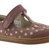Clarks Velcro | Girls Shoes<Flash Mouse K. Dusty Pink Girls Suede Leather Shoes