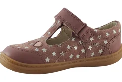 Clarks Velcro | Girls Shoes<Flash Mouse K. Dusty Pink Girls Suede Leather Shoes
