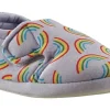 Clarks Velcro | Girls Slippers<Fluffy Snug T.O Girls Slippers