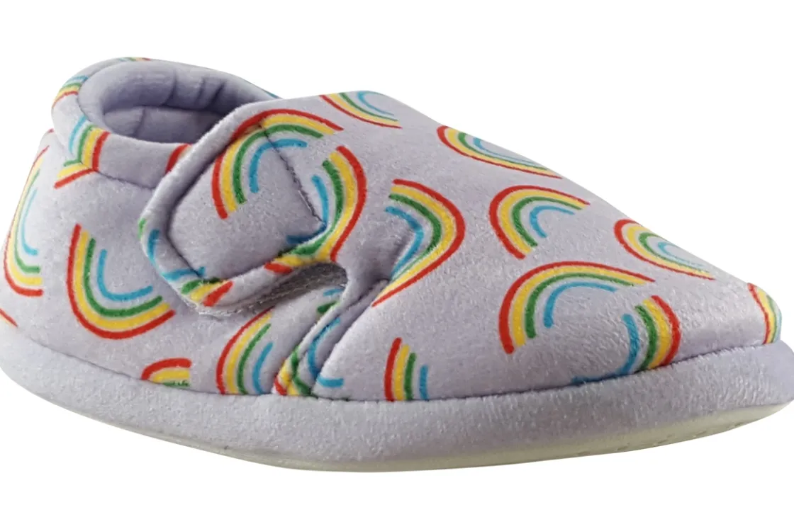 Clarks Velcro | Girls Slippers<Fluffy Snug T.O Girls Slippers